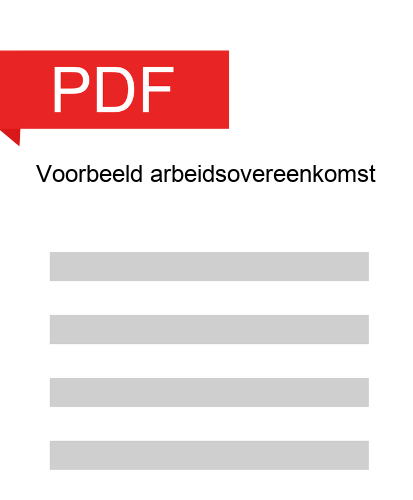 Download voorbeeld arbeidsovereenkomst.