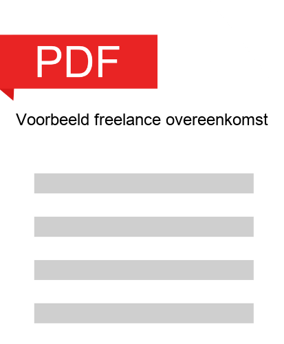 Download voorbeeld freelance overeenkomst.